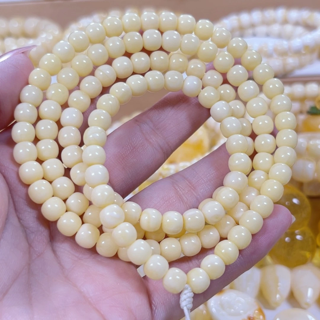 琥珀未镶嵌手链天然蜜蜡
