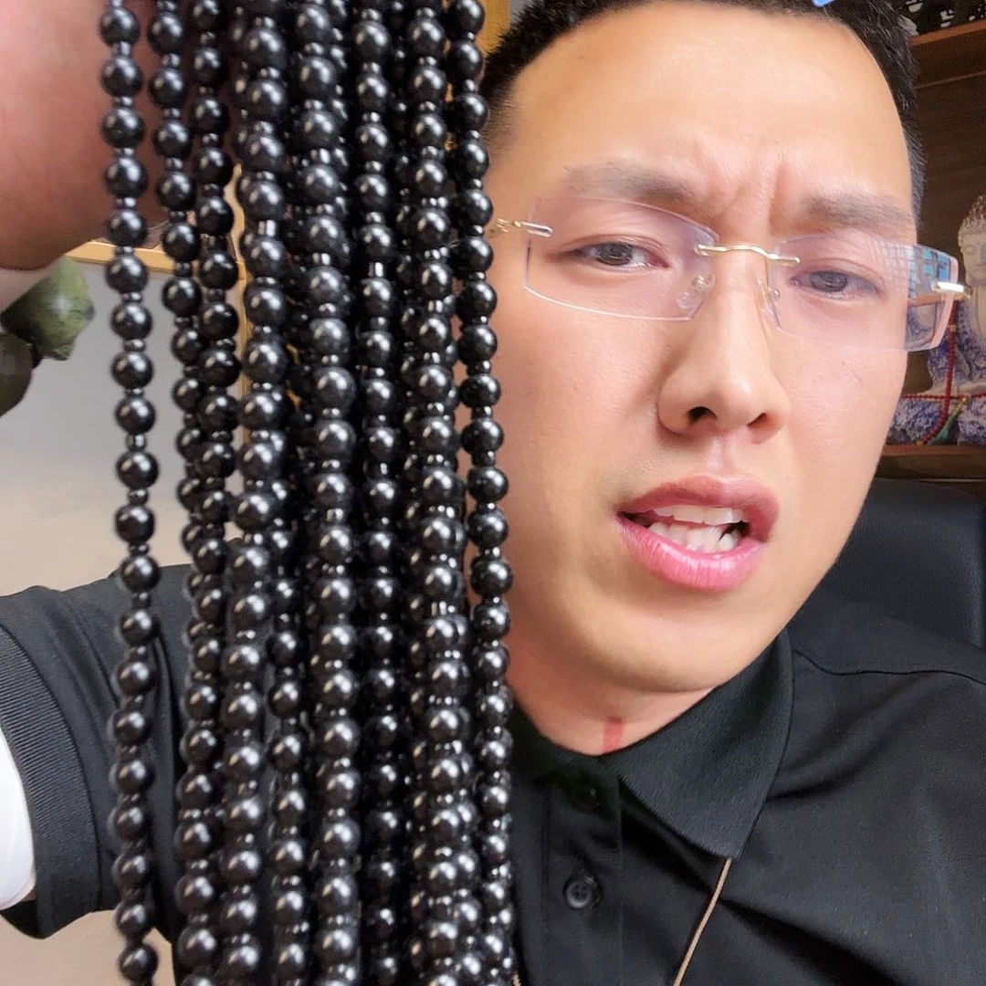 黑曜岩合金颈饰潮酷空间