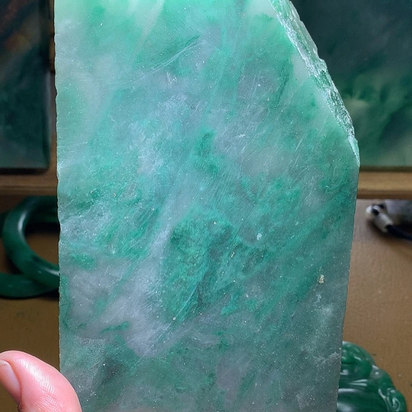 【闪购商品】定制石英质玉（非洲翠）王*英