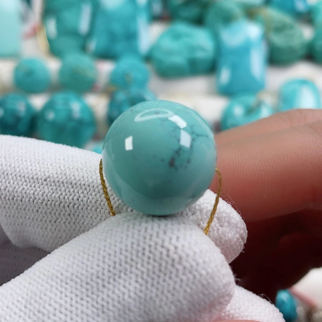 绿松石车挂未镶嵌直径17