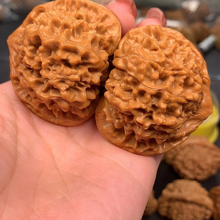 文玩核桃吊坠自*人50官帽