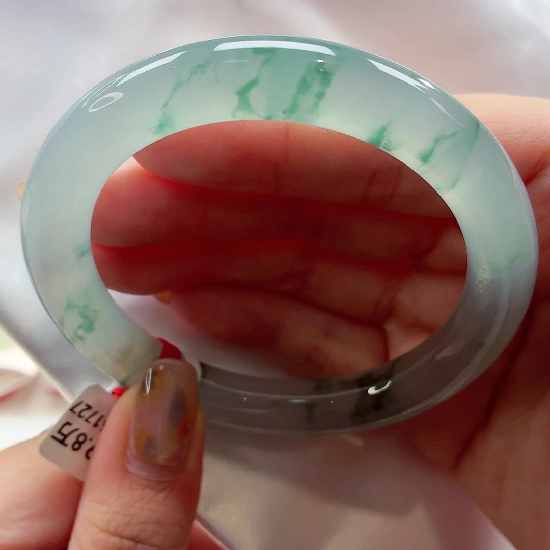 翡翠未镶嵌手镯（圆镯）22（40号）