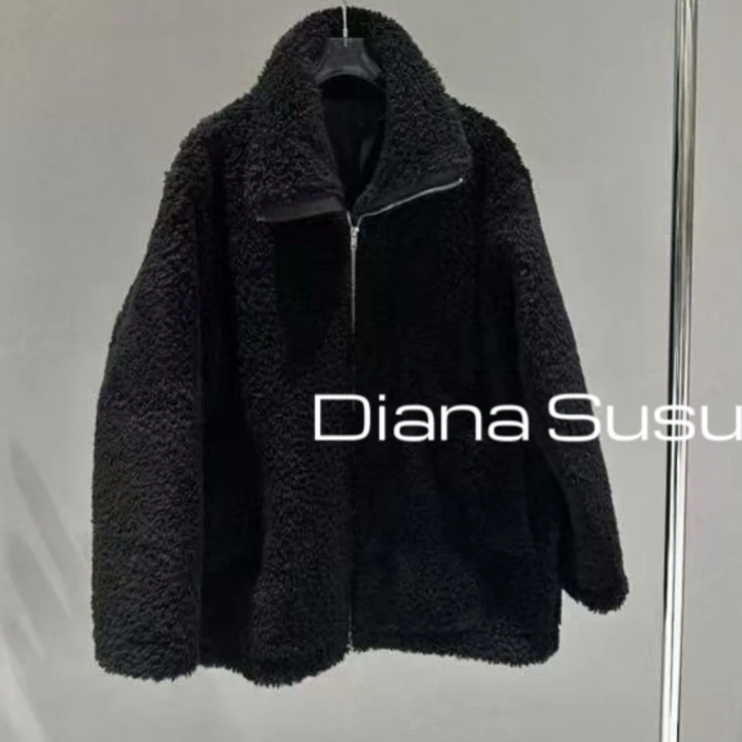 Diana Susu-(崽崽)羊羔毛外套