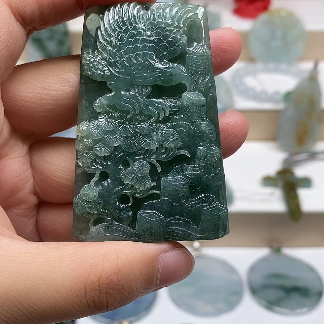 翡翠未镶嵌耳饰翡翠