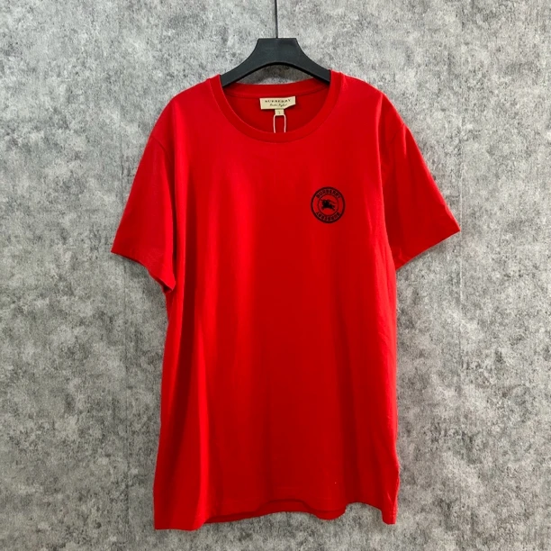 95新 BURBERRY/博柏利 Burberry红色战马半袖