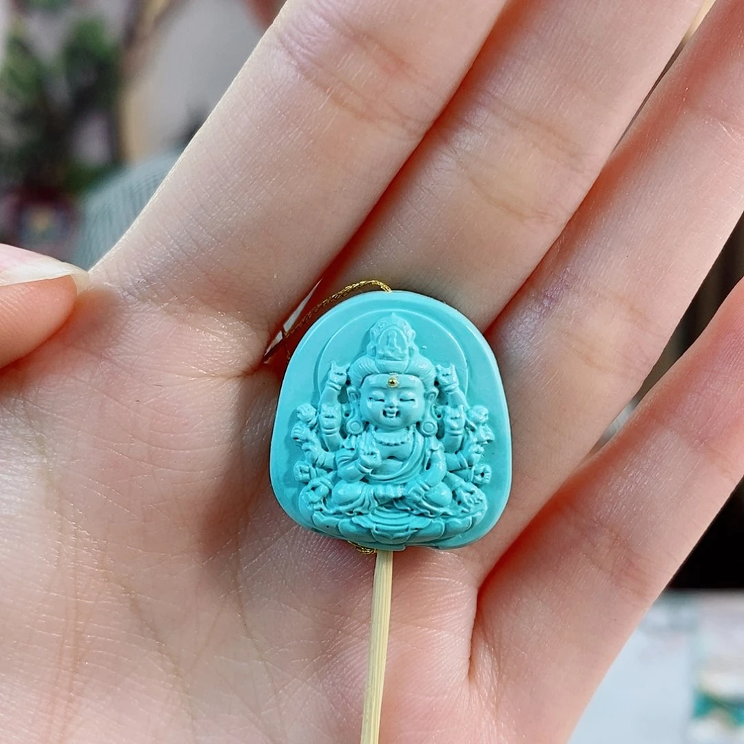 未镶嵌绿松石珠宝奇石