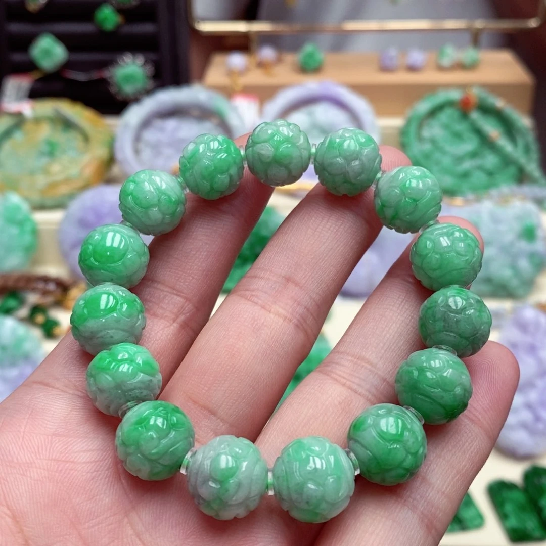 未镶嵌手链翡翠翡翠手串