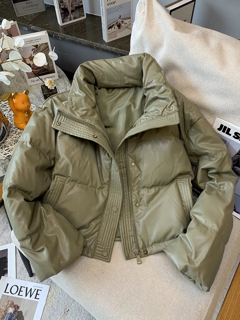 500短款外套女2024冬季新款时尚休闲百搭三防棉服棉衣