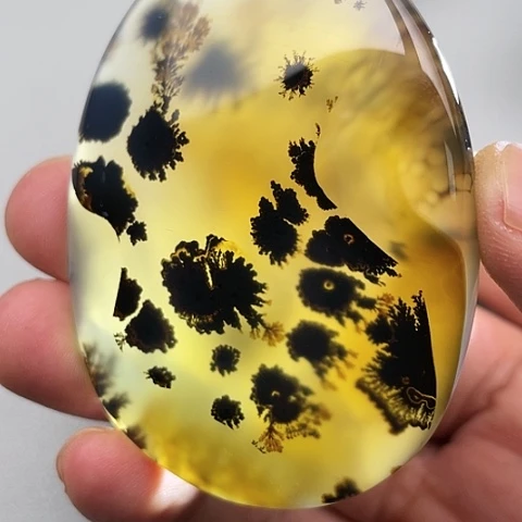 玛瑙/玉髓颈饰未镶嵌心**旧