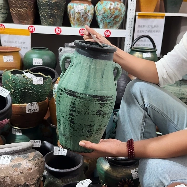 1号绿色双耳高度29口径12