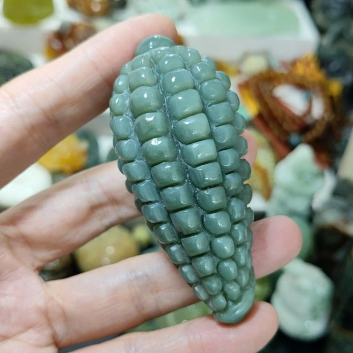 岫玉未镶嵌手把件