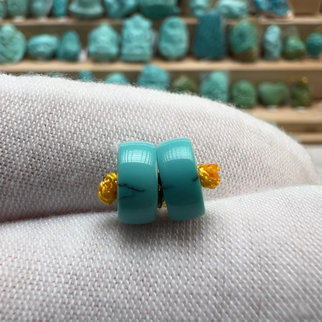 绿松石未镶嵌配饰8*3.5