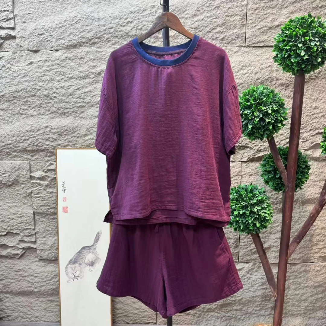 13266新款夏季休闲减龄宽松显瘦时尚休闲套装