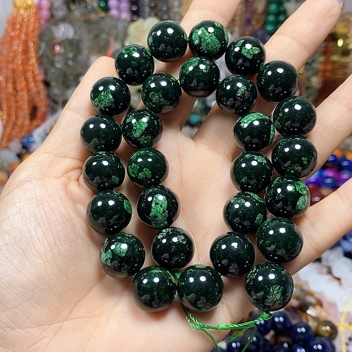 未镶嵌玛瑙/玉髓珠宝半成品三生石卡14mm