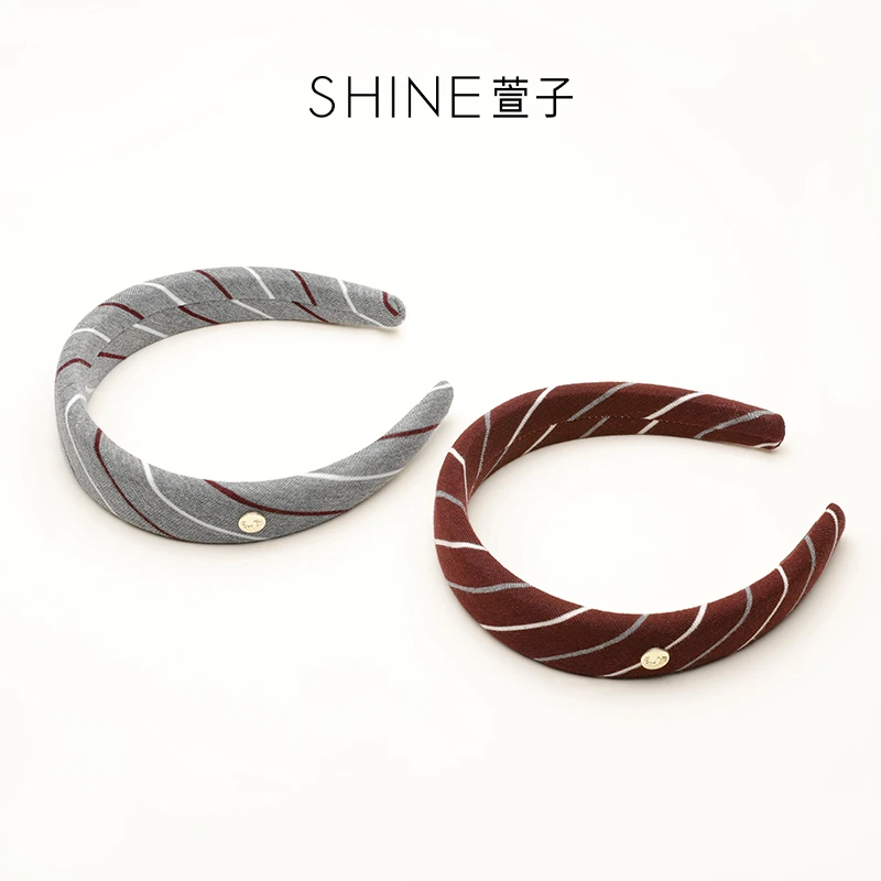 萱子SHINE 气质简约网红时尚法式宽边发卡优雅韩版复古经典