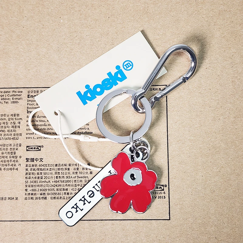 【颜色可选】摩瑟DP【Mari花朵钥匙扣】HAZC玻璃花瓶摆件