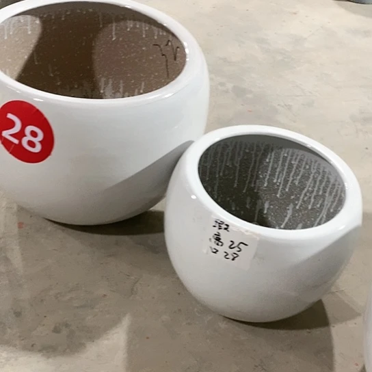 【闪购商品】陶瓷花盆默认瑕疵