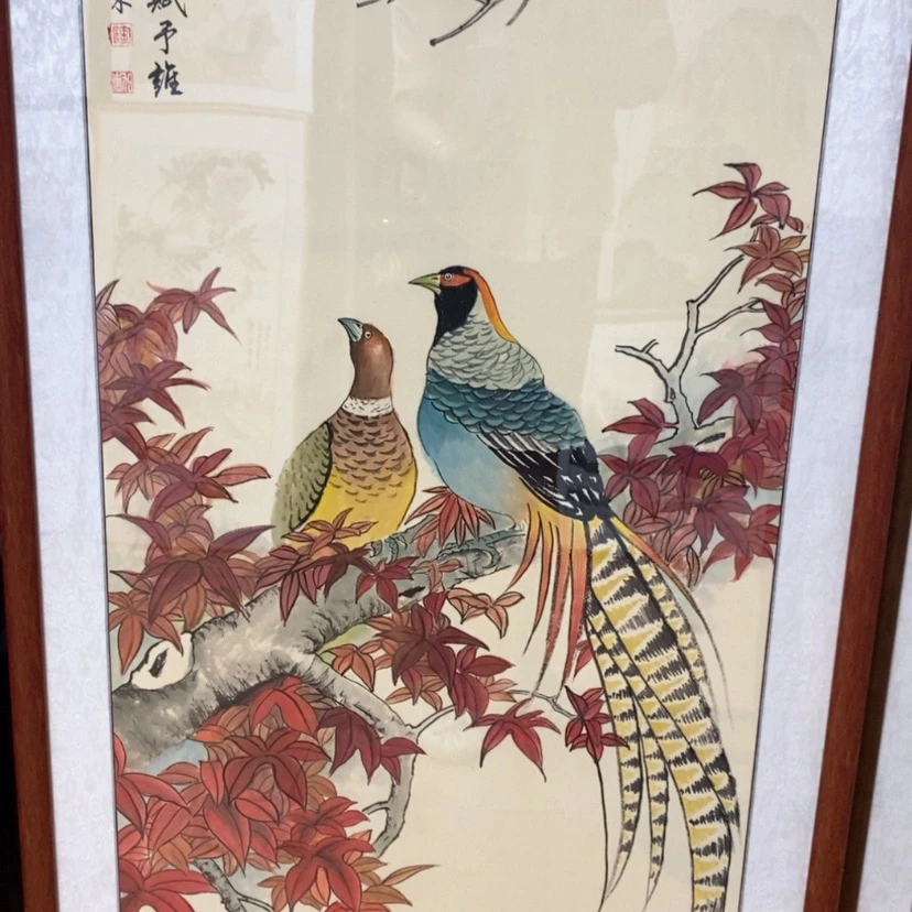 【闪购商品】国画手绘国画带框123.63