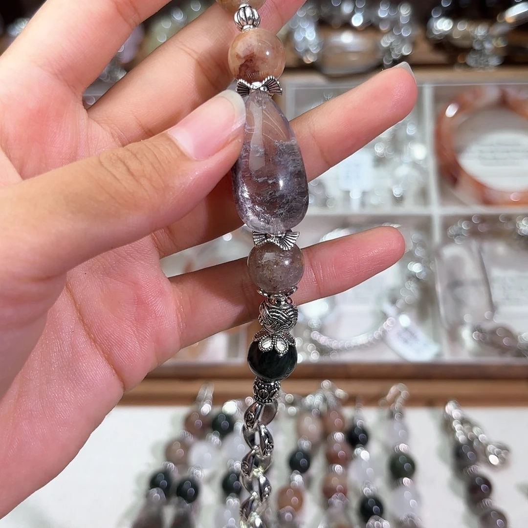 晶***歖水晶手串合金水晶