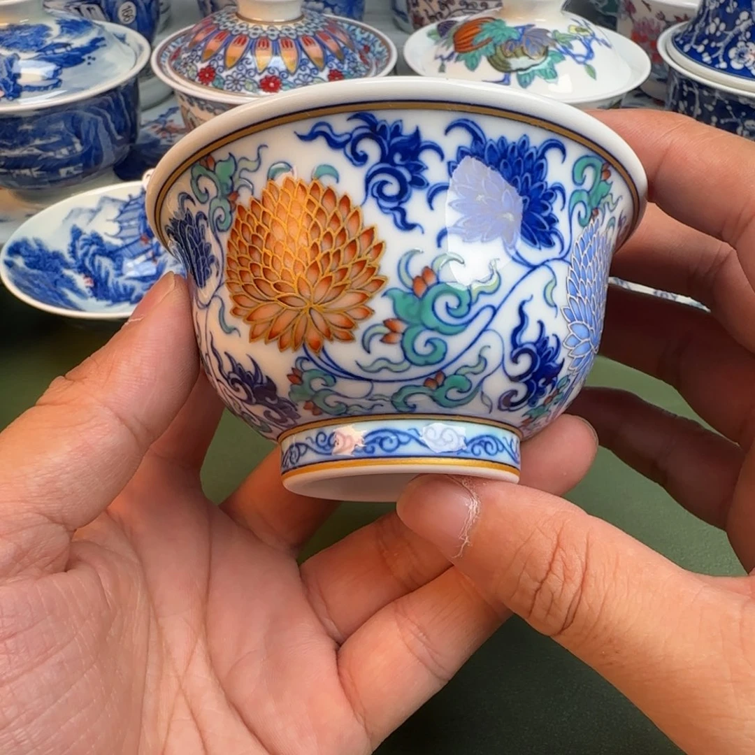 纯手工纯手绘茶具298