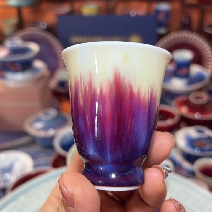 瓷片景德镇品艺轩郎紫