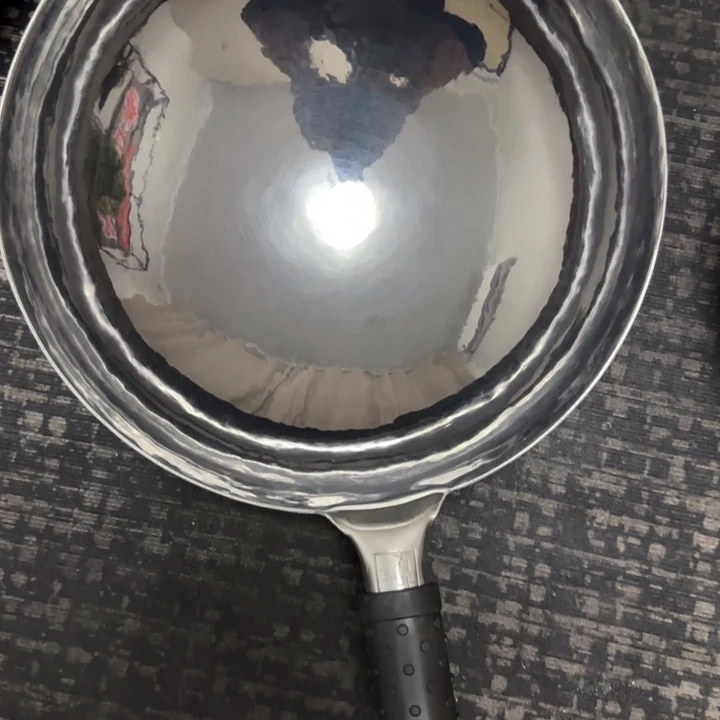 假***如熟铁手工锻打铁锅36