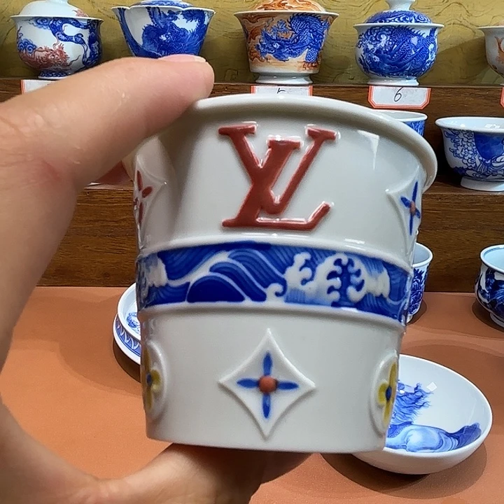 雕刻纹小可乐杯杯