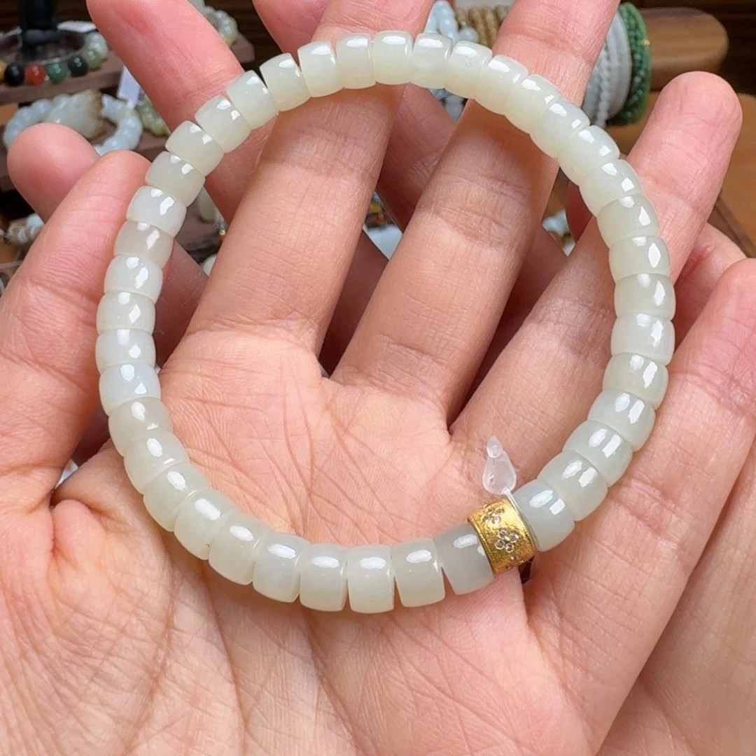 和田玉（糖玉）未镶嵌手链