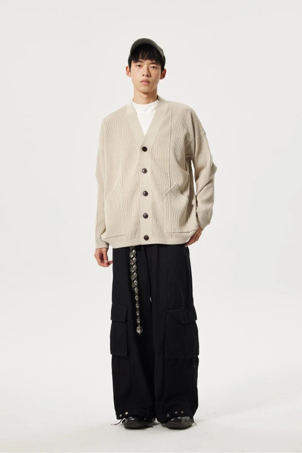 福利款男士休闲开衫