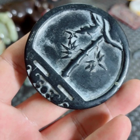 紫金钵盂菩提把件