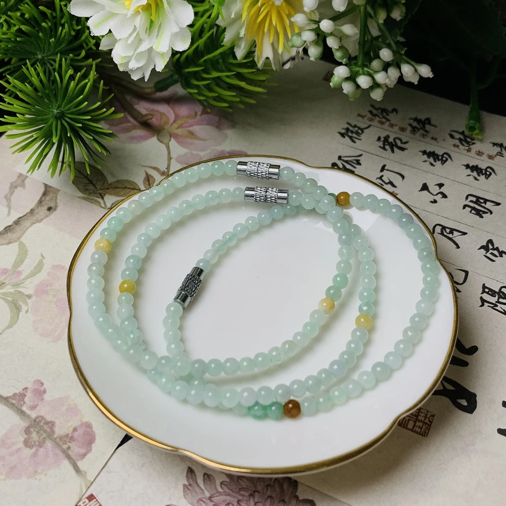 翡翠小米珠串（卡3.8左右）/多样性发其一CP