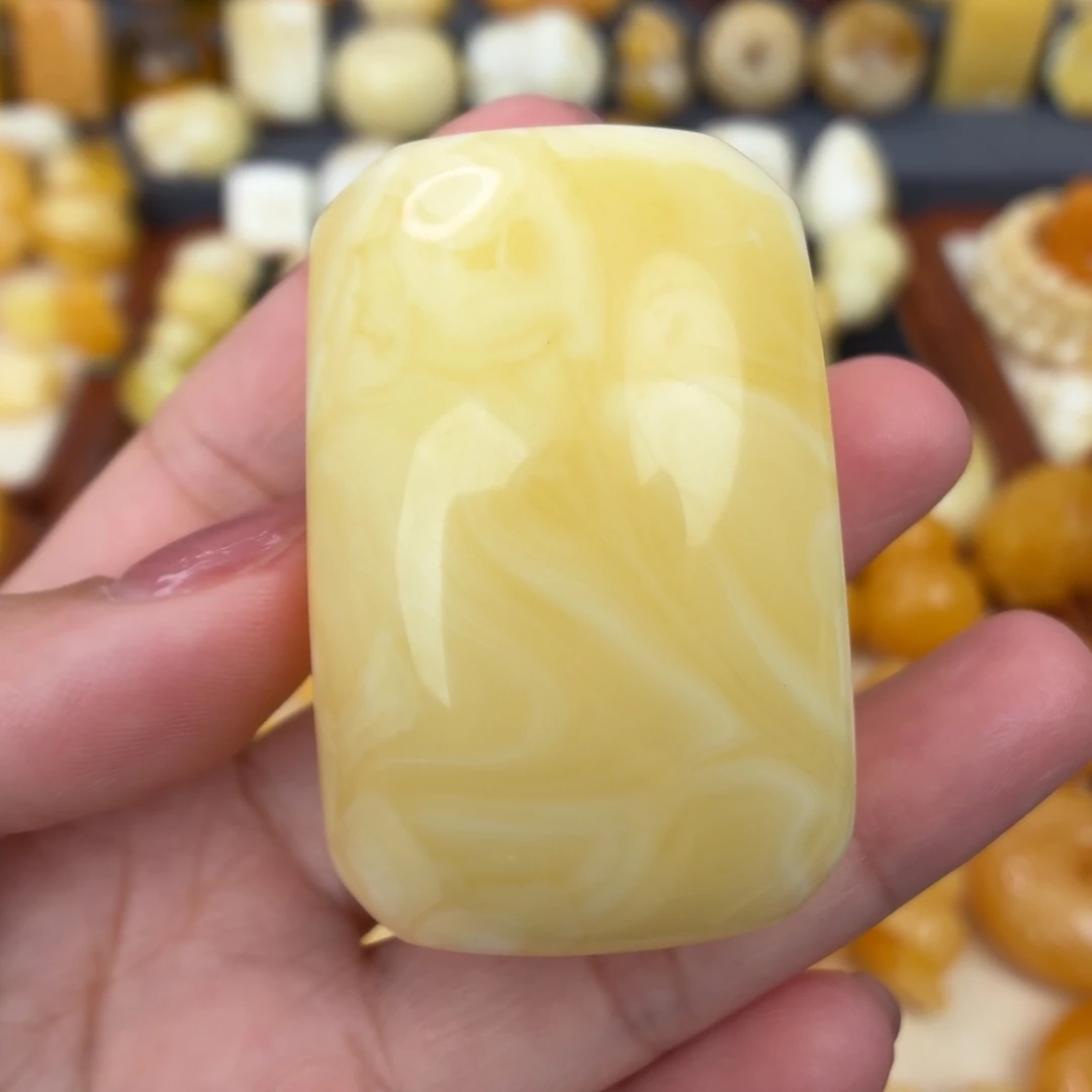 蜜蜡未镶嵌吊坠(不含链)无事牌