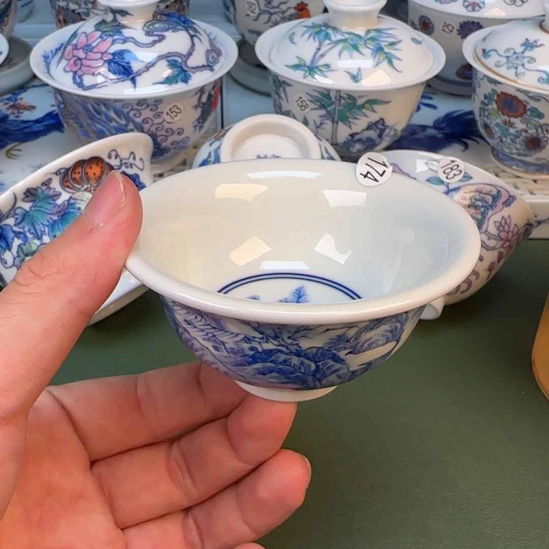彦祖纯手工手绘茶具174