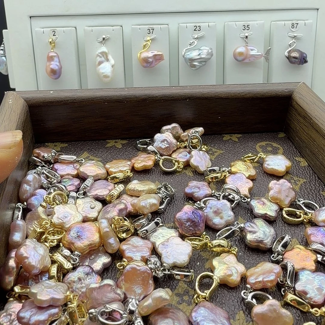 合金颈饰淡水珍珠