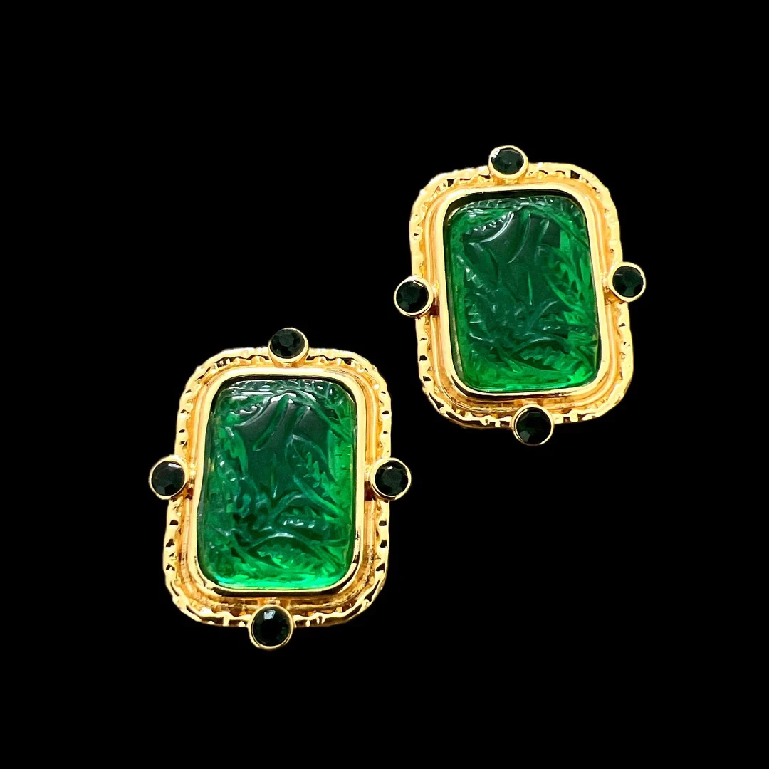 铜合金耳饰 F3334时尚手作耳钉孤品