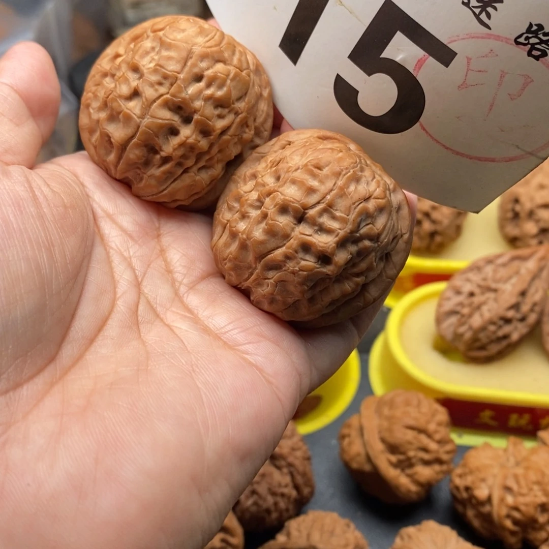 把件文玩核桃40甲骨文