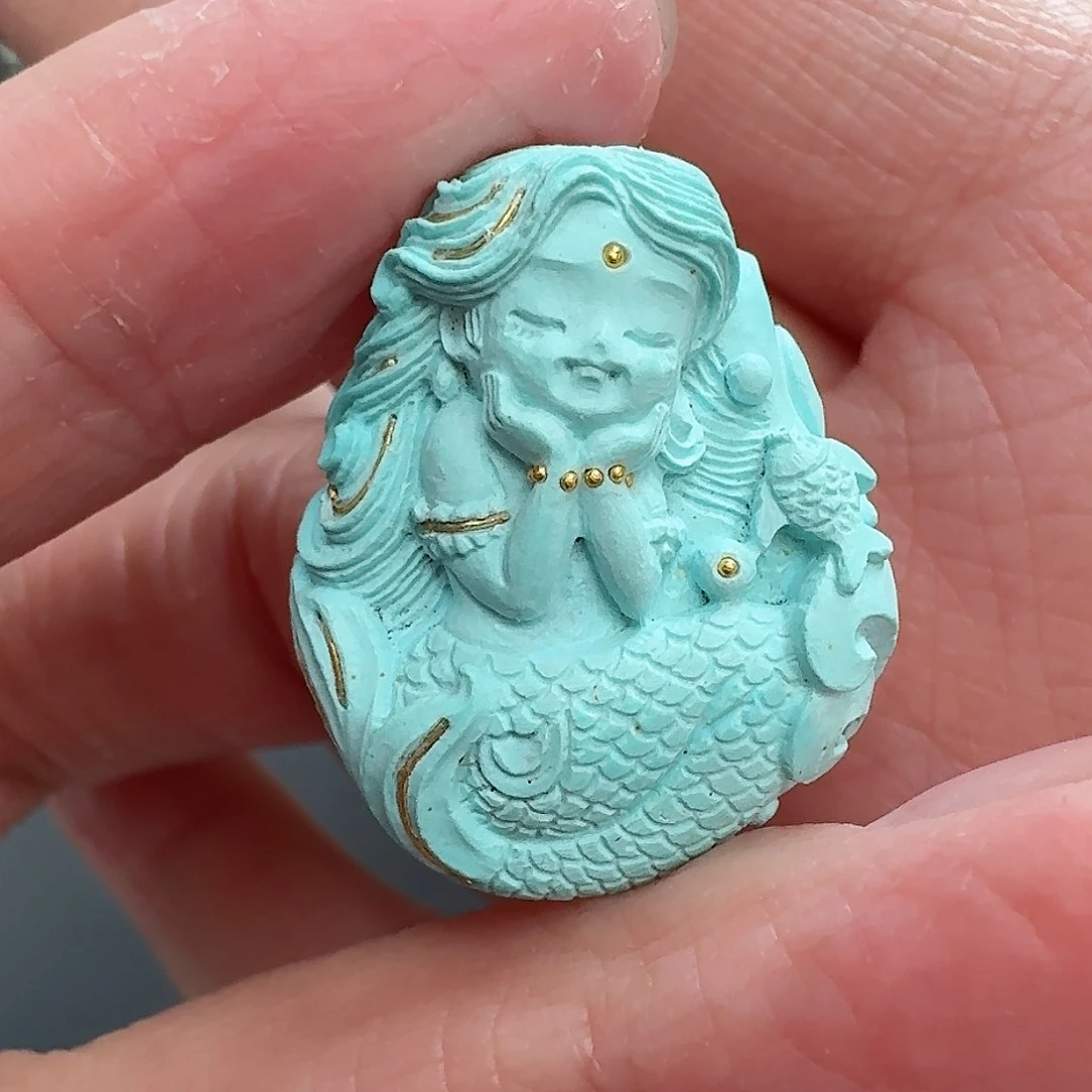 绿松石珠宝奇石未镶嵌