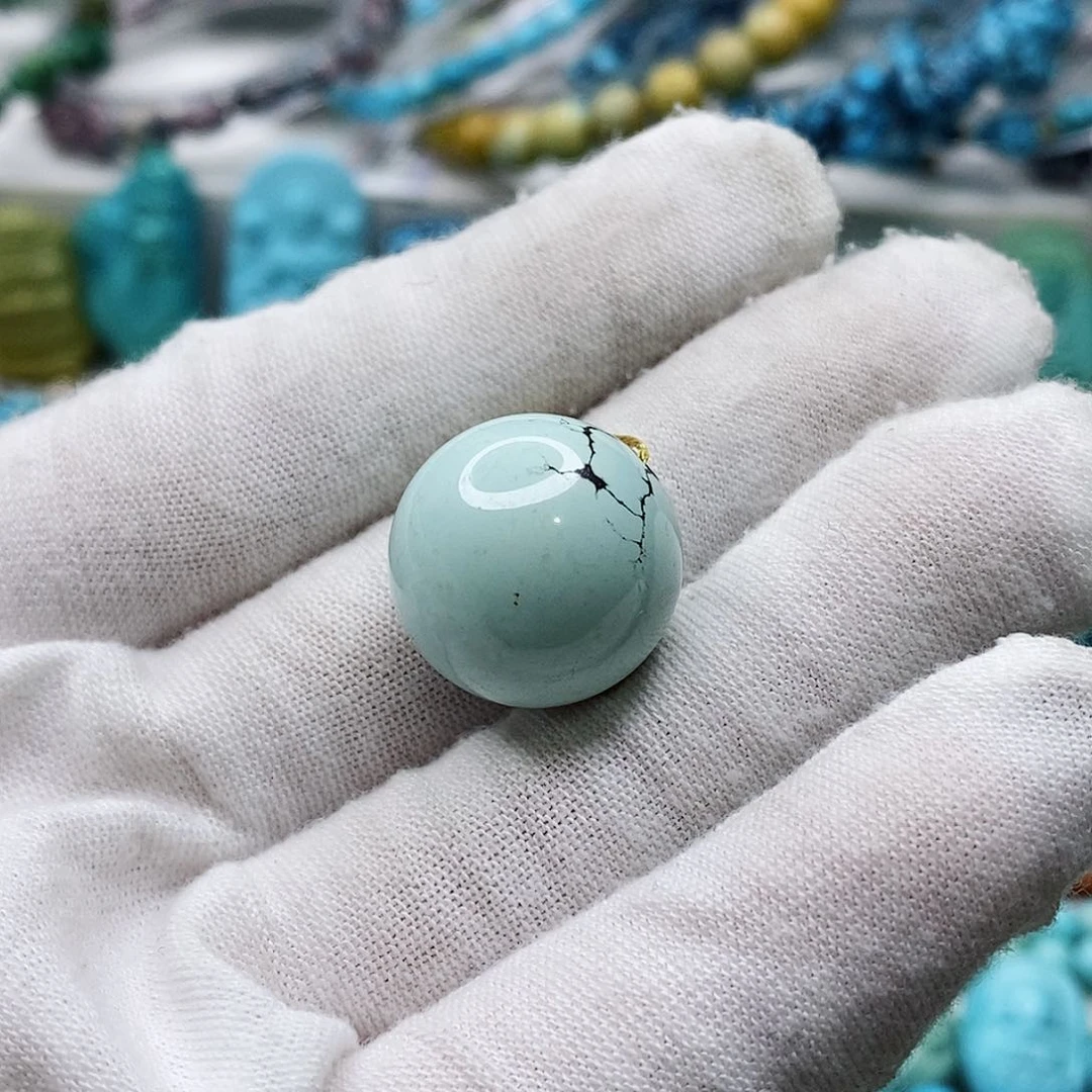 绿松石珠宝奇石未镶嵌