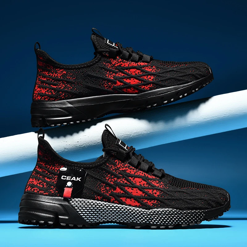 特大码男鞋45春季薄款加宽加肥网鞋46休闲运动鞋47老爹跑步鞋子48