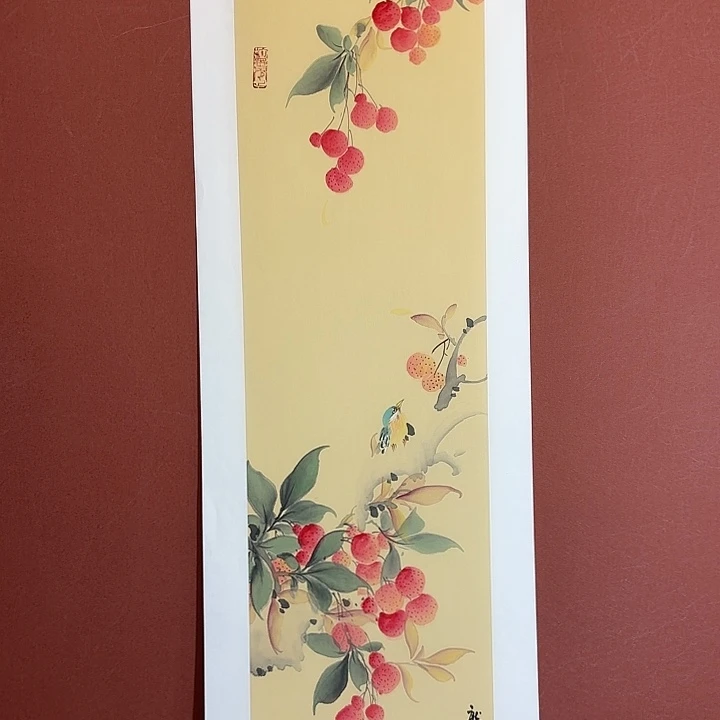 国画听兰老师花鸟