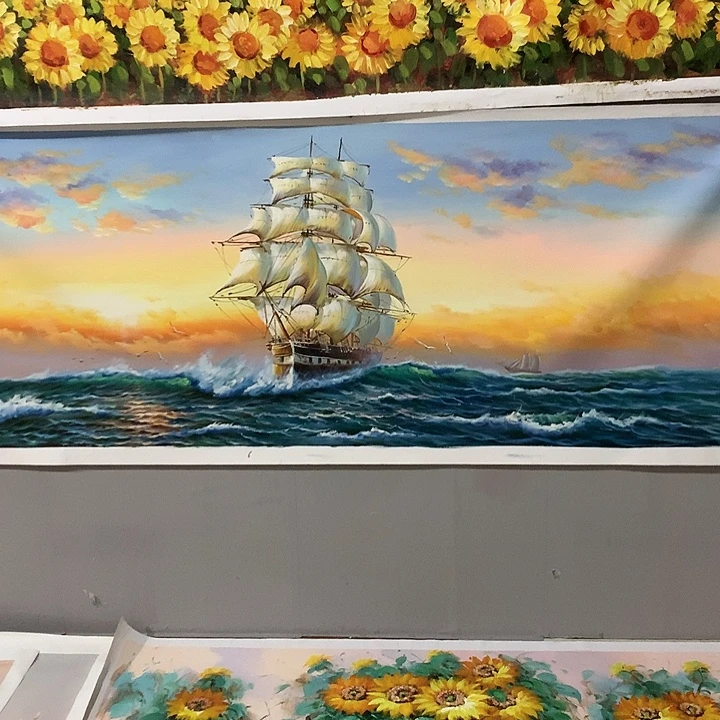 油画70*180手绘油画