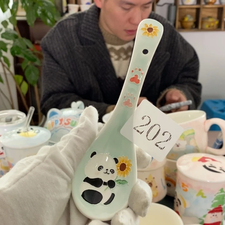 杯景德镇釉下彩手绘