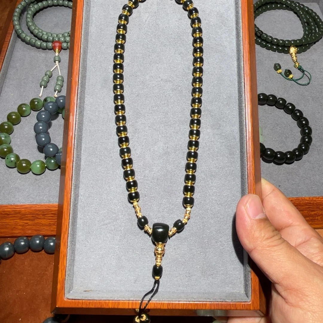 和田玉未镶嵌手链