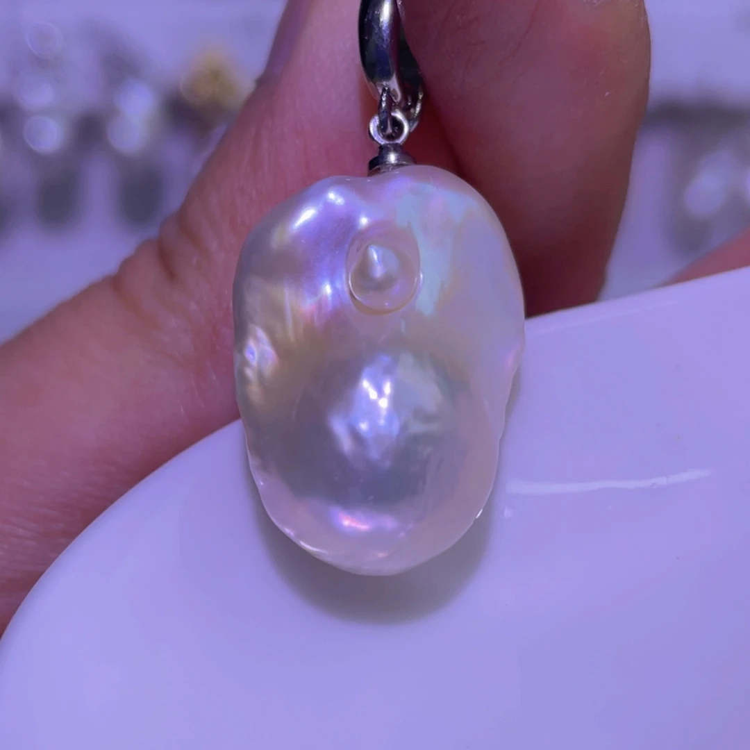 天然淡水珍珠吊坠淡水珍珠未镶嵌