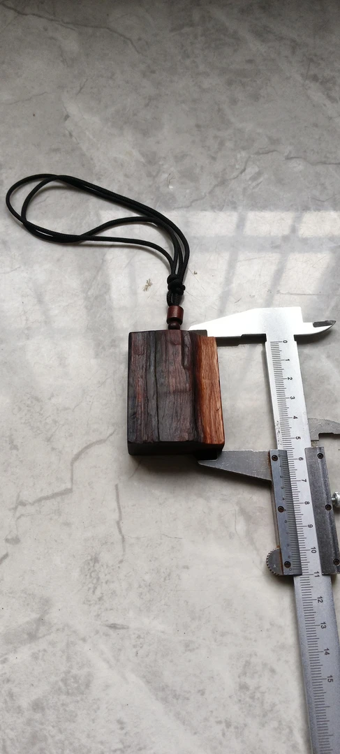 非金属木质吊坠 雷击枣木手工无事牌半面雷痕