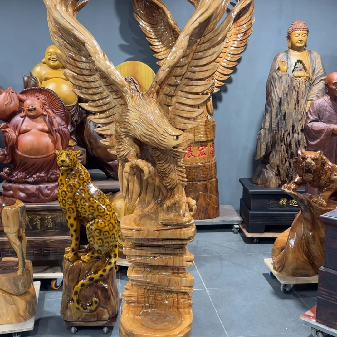 Z***S木香樟木实木雕刻老鹰