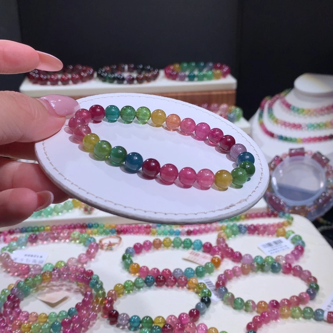 手绳合金碧玺碧玺