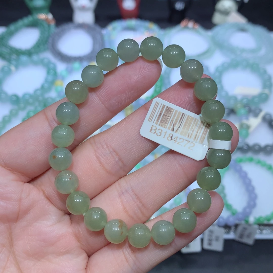 翡翠未镶嵌手串天然