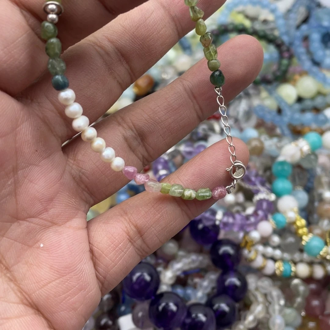 颈饰银S925镶嵌水晶