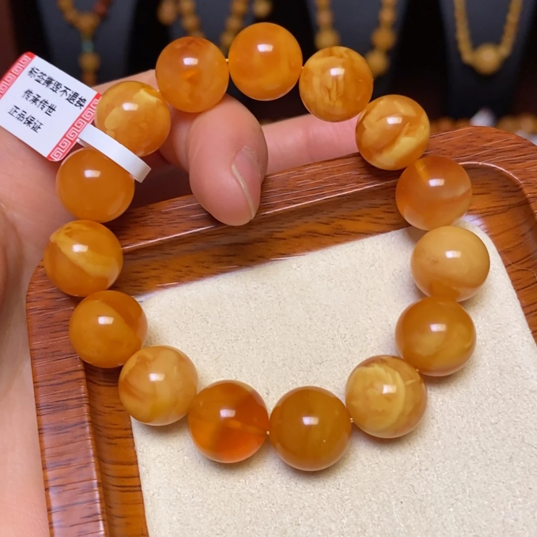 【闪购商品】蜜蜡手链未镶嵌手串